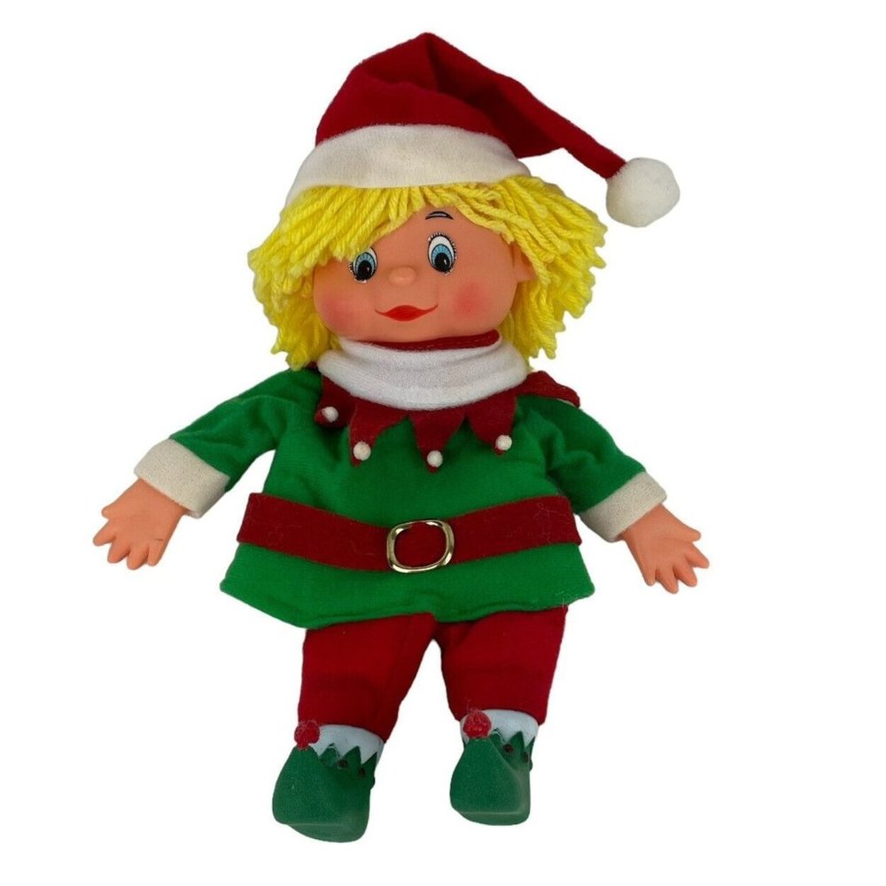 House of‎ Lloyd Santa's Elf Hand Puppet Christmas Toy Vintage 1987